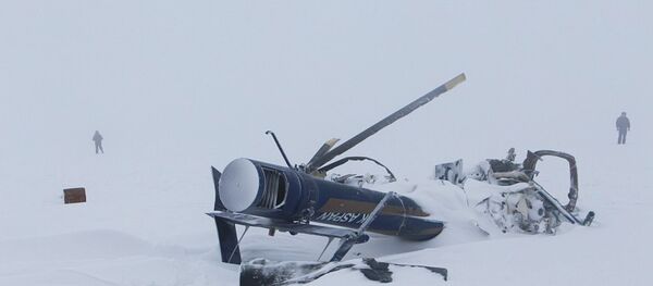 Обломки вертолета в Алматинской области - Sputnik Казахстан