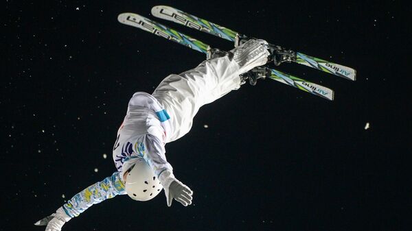 Жанбота Алдабергенова - чемпионка по фристайл-акробатике, архивное фото - Sputnik Казахстан