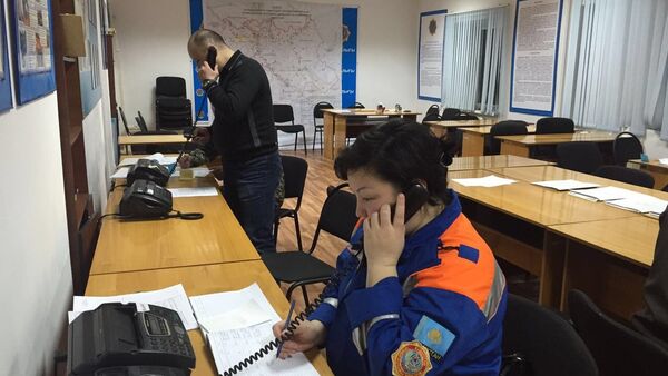 Штаб по координации работ по ликвидации ЧС - Sputnik Казахстан
