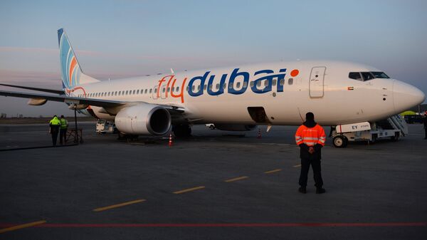 Самолет авиакомпании Flydubai, архивное фото - Sputnik Казахстан