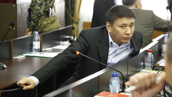 Талгат Ермегияев во время суда, архивное фото - Sputnik Казахстан