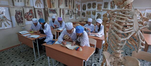 Медицинский университет. Архивное фото Медицинский университет. Архивное фото - Sputnik Казахстан