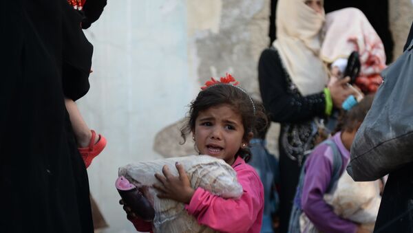 Гуманитарная помощь жителям Сирии, архивное фото - Sputnik Казахстан