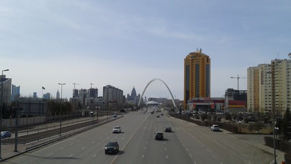 Вид на мост Караоткель в Астане - Sputnik Казахстан