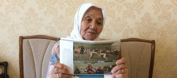 Жительница Астаны Фазила Жаналтай в номере National Geographic Жительница Астаны Фазила Жаналтай в номере National Geographic - Sputnik Казахстан