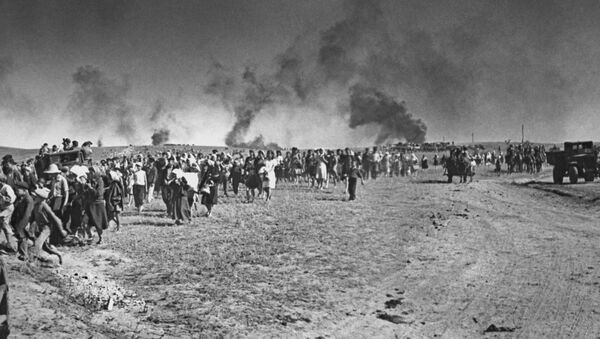 война эвакуация беженцы великая отечественная 1941-1945 - Sputnik Казахстан