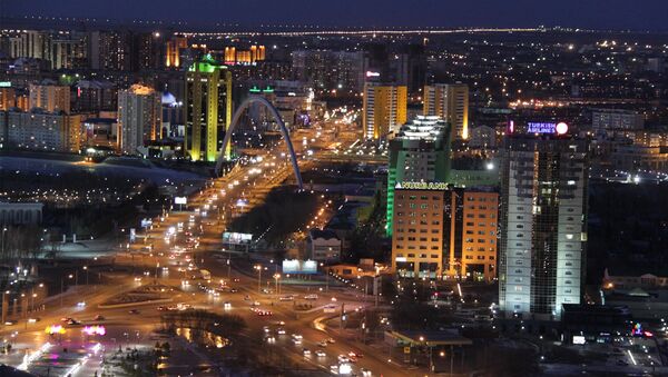 Виды ночного города - Sputnik Казахстан