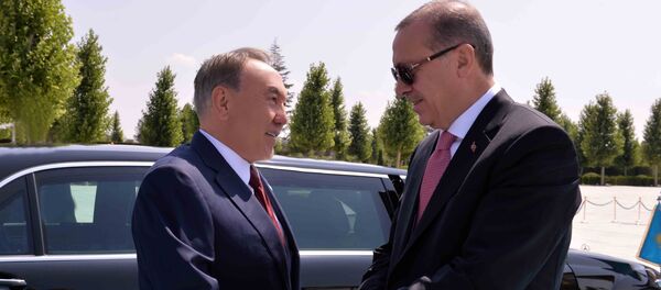 Нурсултан Назарбаев и Реджеп Эрдоган - Sputnik Казахстан