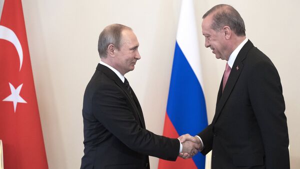 Путин и Эрдоган - Sputnik Казахстан