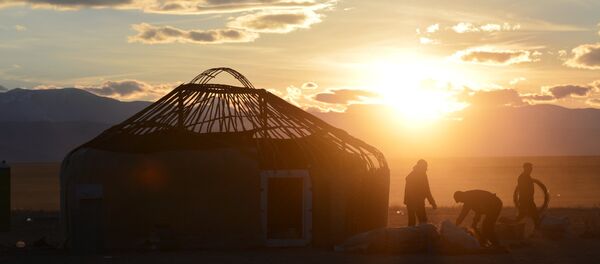 юрта степь - Sputnik Казахстан