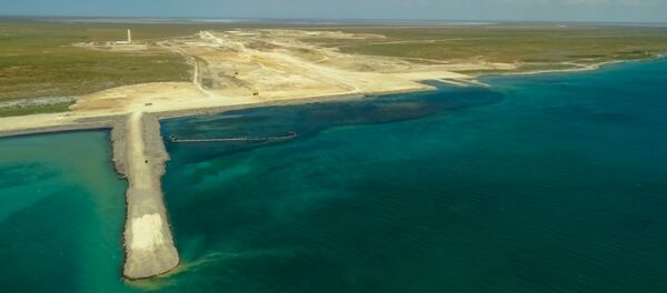 Порт Курык КТЖ 1 - Sputnik Казахстан