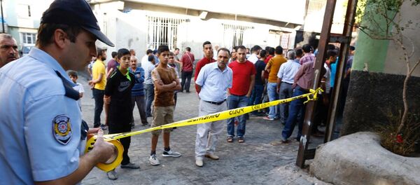 Теракт во время свадьбы в турецком городе Газиантеп Теракт во время свадьбы в турецком городе Газиантеп - Sputnik Казахстан