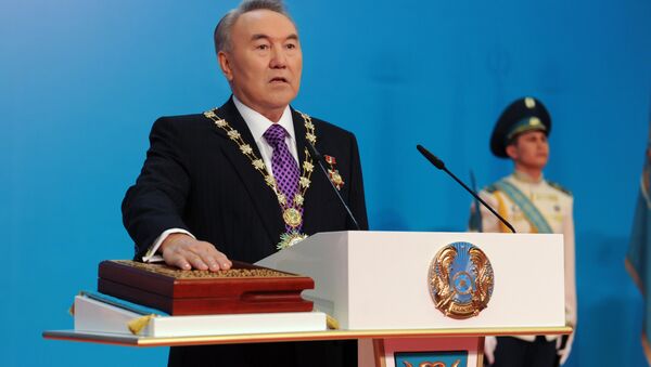 Церемония инаугурации президента Казахстана Нурсултана Назарбаева - Sputnik Казахстан
