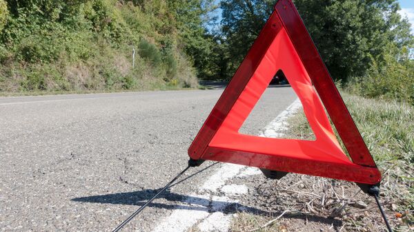 Предупреждающий знак на дороге. Архивное фото - Sputnik Қазақстан
