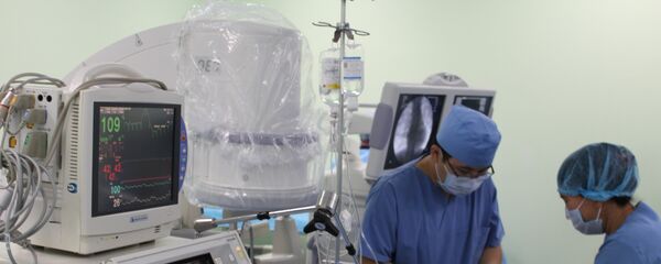 Национальный Научный Медицинский Центр Астаны. Во время операции на сердце Национальный Научный Медицинский Центр Астаны. Во время операции на сердце - Sputnik Казахстан