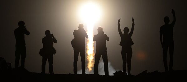 Старт пилотируемого корабля Союз ТМА-13М с космодрома Байконур - Sputnik Казахстан