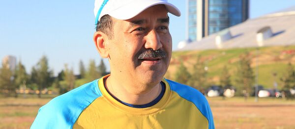 Карим Масимов на Благотворительном Астана-Марафоне Карим Масимов на Благотворительном Астана-Марафоне - Sputnik Казахстан