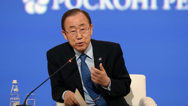 Генеральный секретарь ООН Пан Ги Мун - Sputnik Казахстан