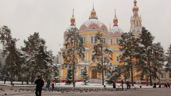 Вознесенский кафедральный собор Алматы, архивное фото - Sputnik Казахстан