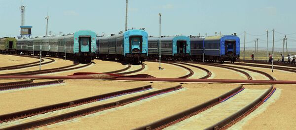 Архивное фото железной дороги - Sputnik Казахстан