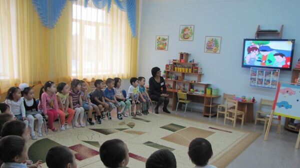 Детский сад. Архивное фото - рекадр - Sputnik Казахстан