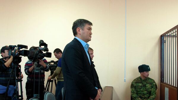 Саят Шаяхметов в зале суда, архивное фото - Sputnik Казахстан
