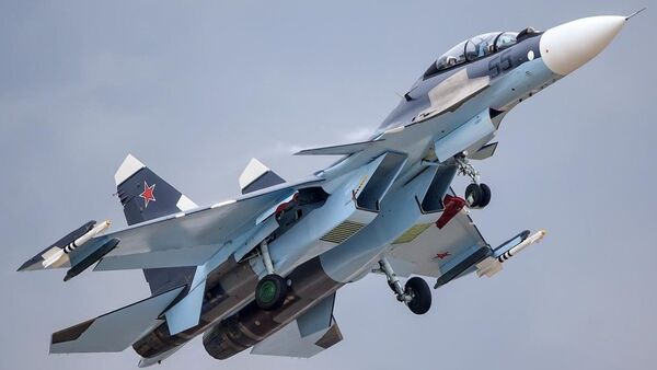Истребитель Су-30СМ, архивное фото - Sputnik Казахстан