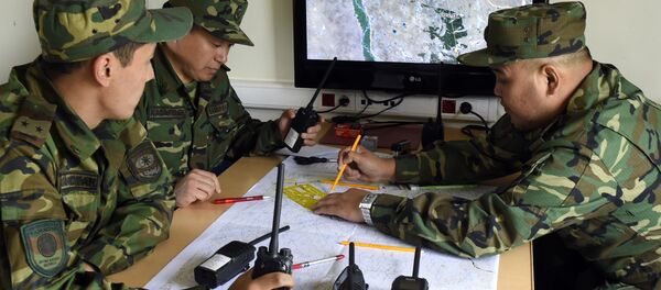 Совместные учения подразделений МЧС Казахстана и России Совместные учения подразделений МЧС Казахстана и России - Sputnik Казахстан