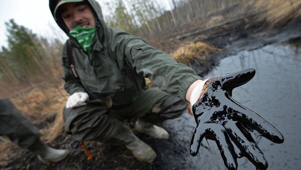 экология нефть разлив нефтедобыча - Sputnik Казахстан