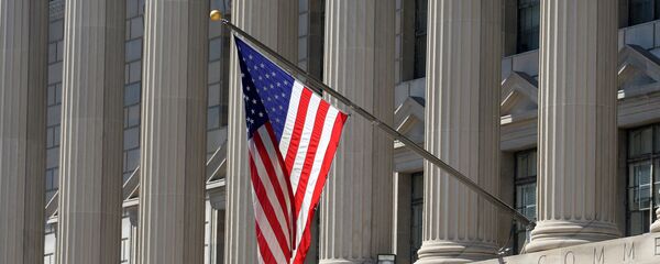 Архивное фото американского флага - Sputnik Казахстан