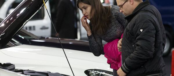 Архивное фото автосалона - Sputnik Казахстан