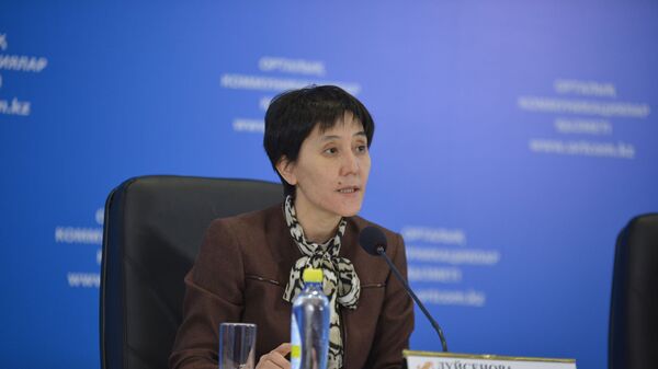 Архивное фото министра здравоохранения и соцразвития Казахстана Тамары Дуйсеновой - Sputnik Казахстан