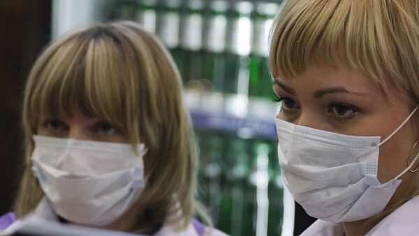 Медицинская маска. Архивное фото - Sputnik Казахстан